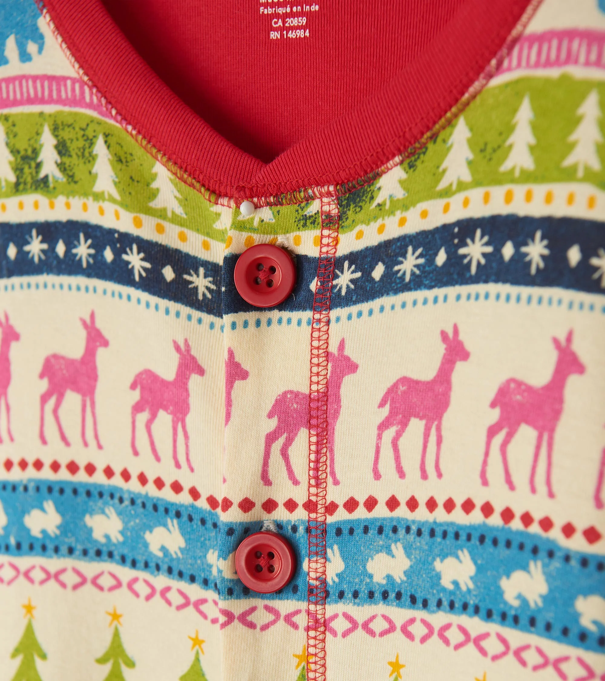 Adult Cream Fair Isle Onesie - Image 4