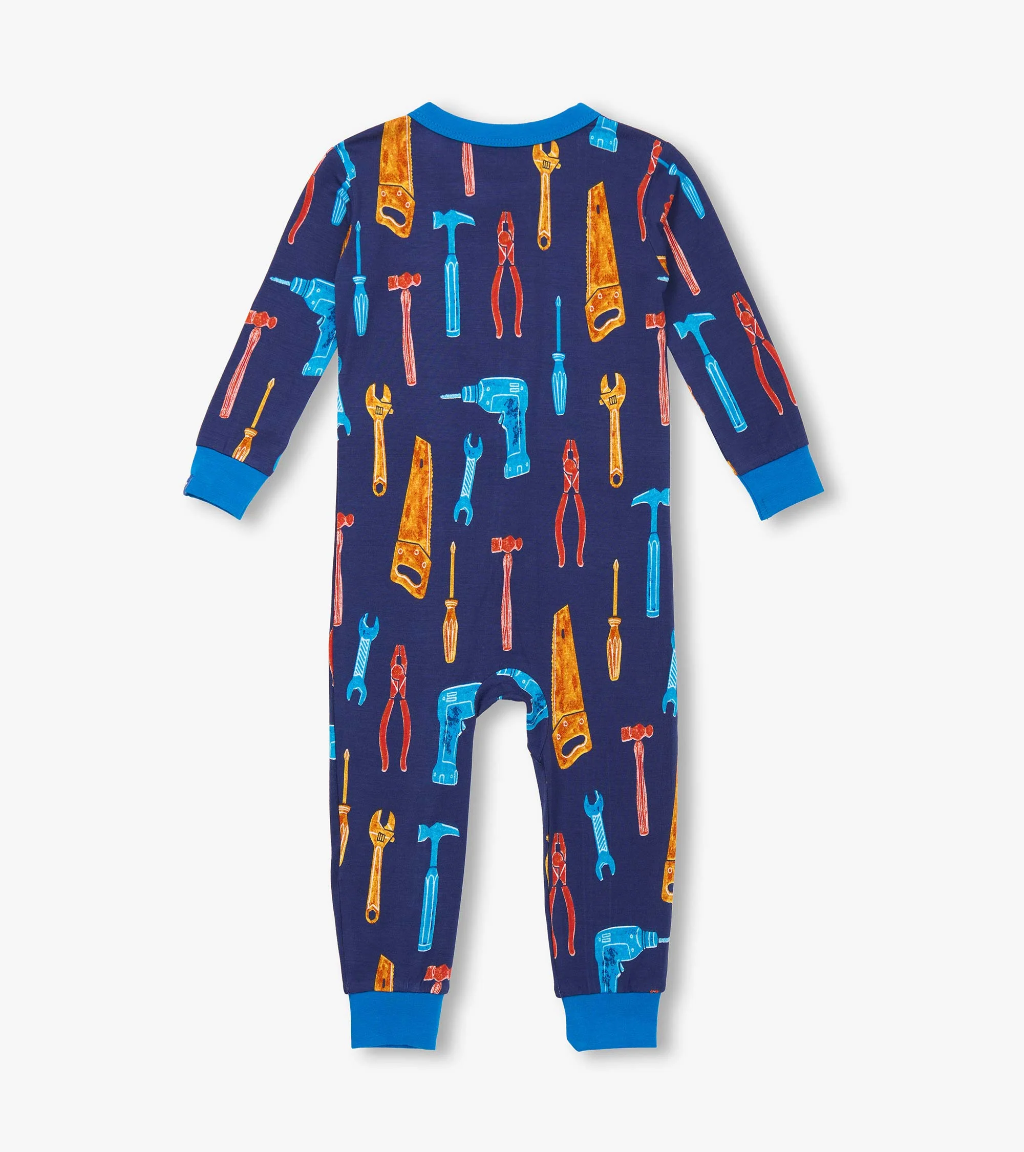Baby Boys Lots of Tools Bamboo Sleeper - Image 2