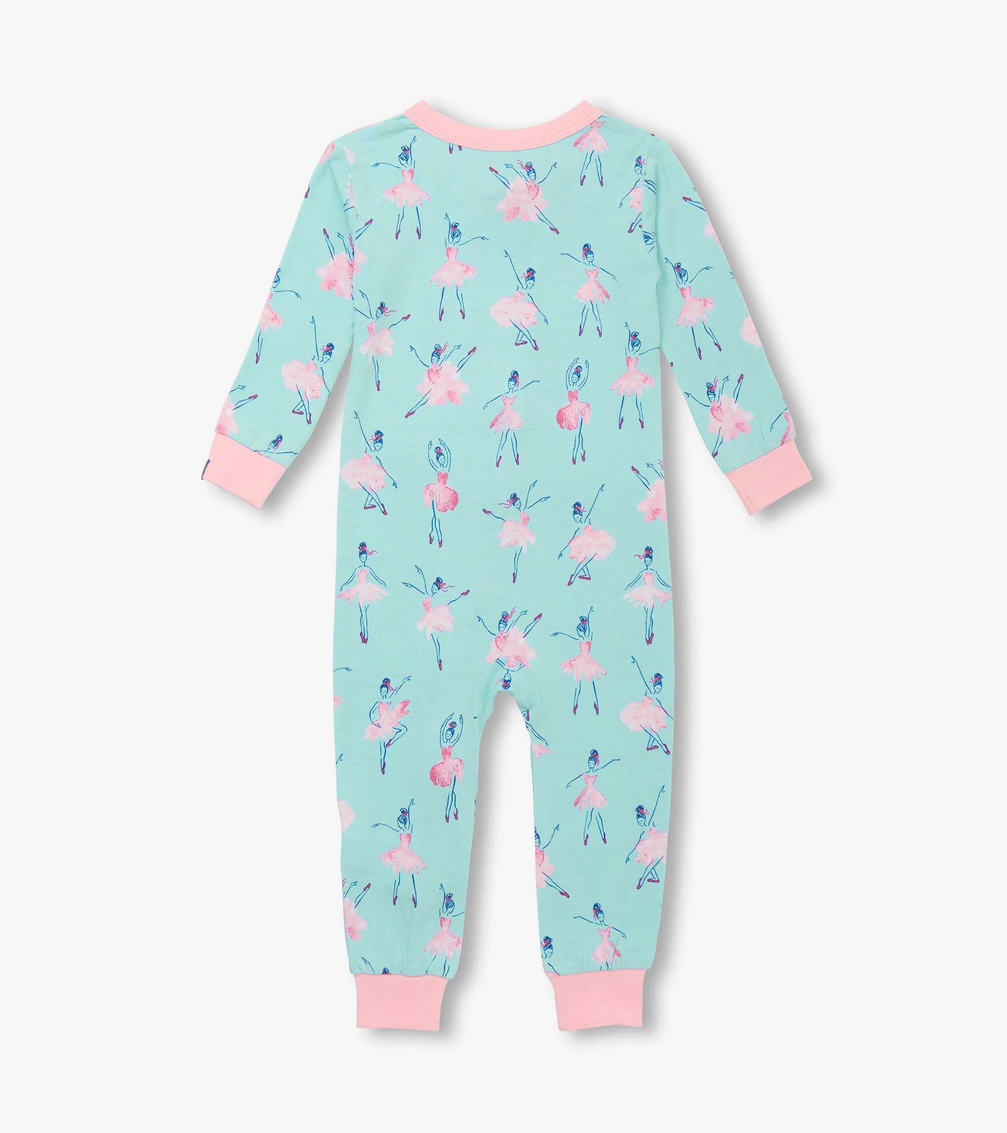 Baby Girls Ballet School Bamboo Sleeper - Image 2