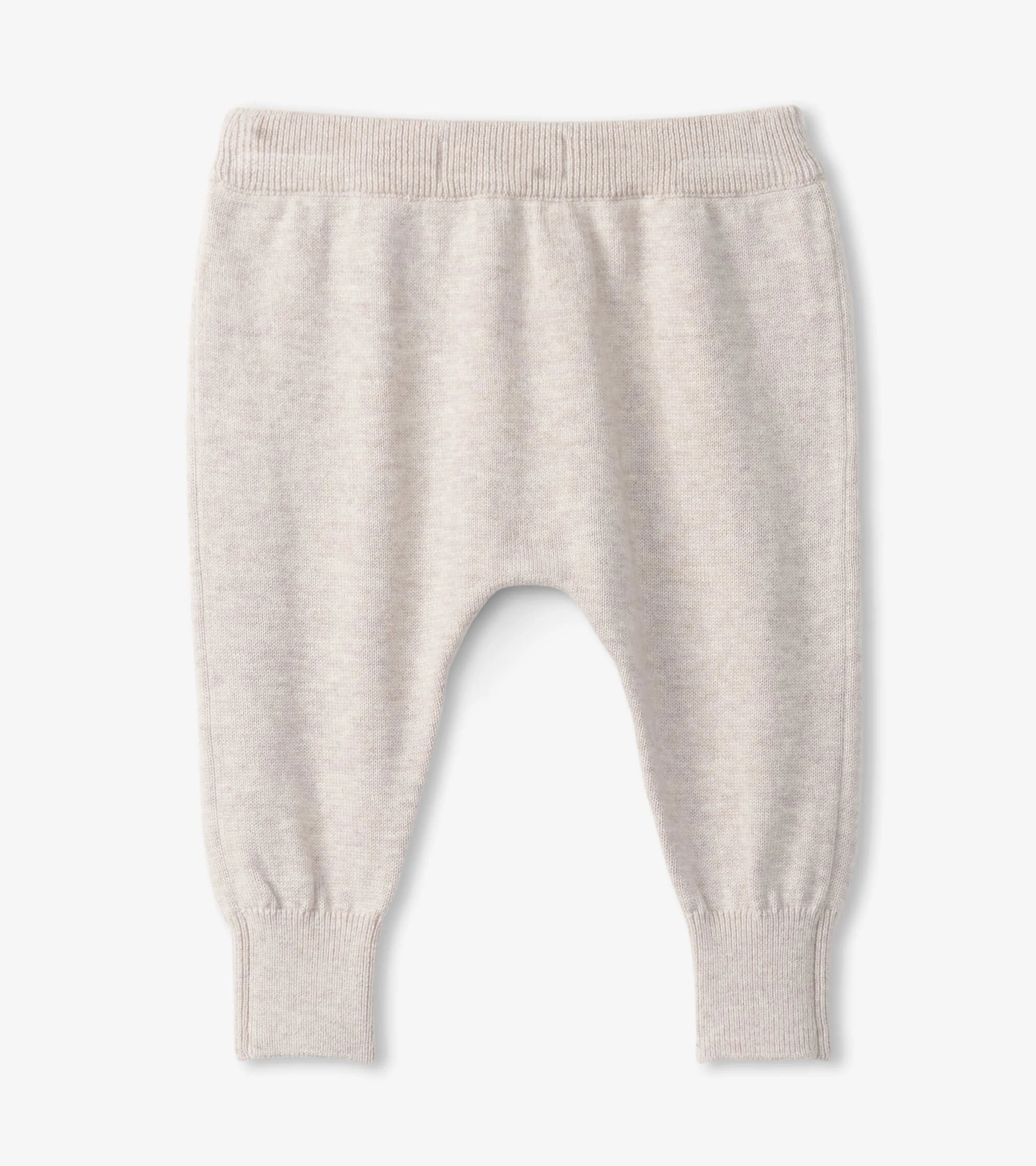 Baby Oatmeal Pull On Sweater Pants - Image 3