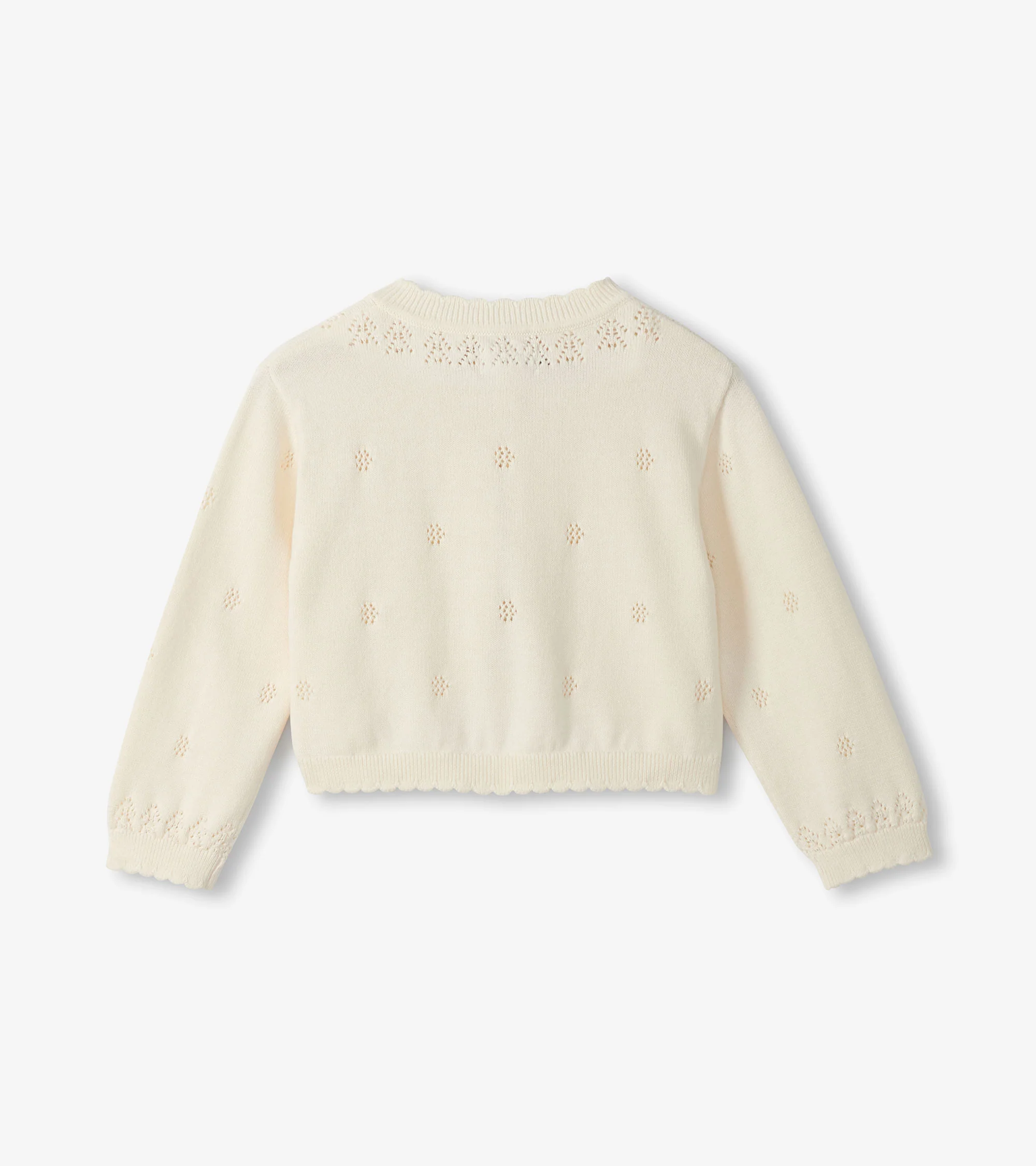 Baby & Toddler Girls Pointelle Knit Cardigan - Image 2