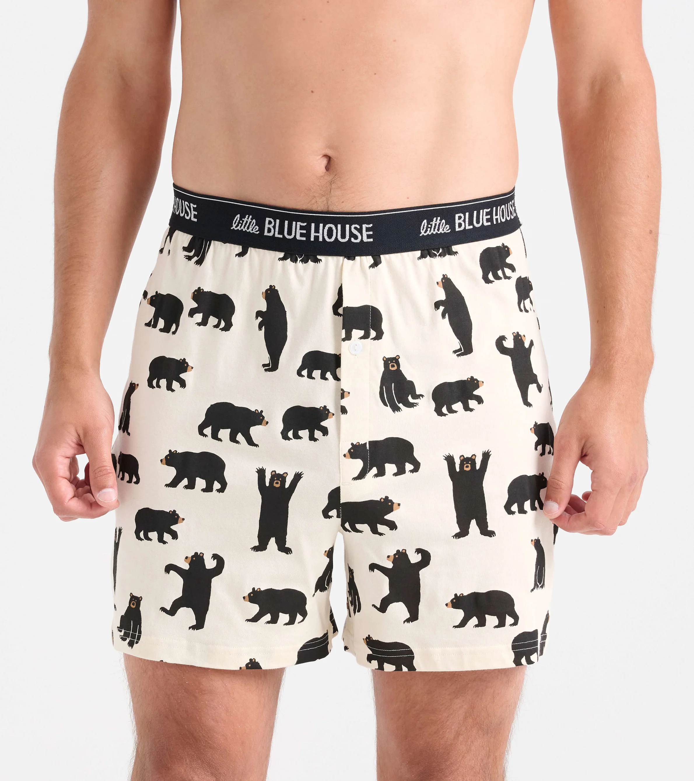 Black Bears Men's Boxer Shorts - Image 2
