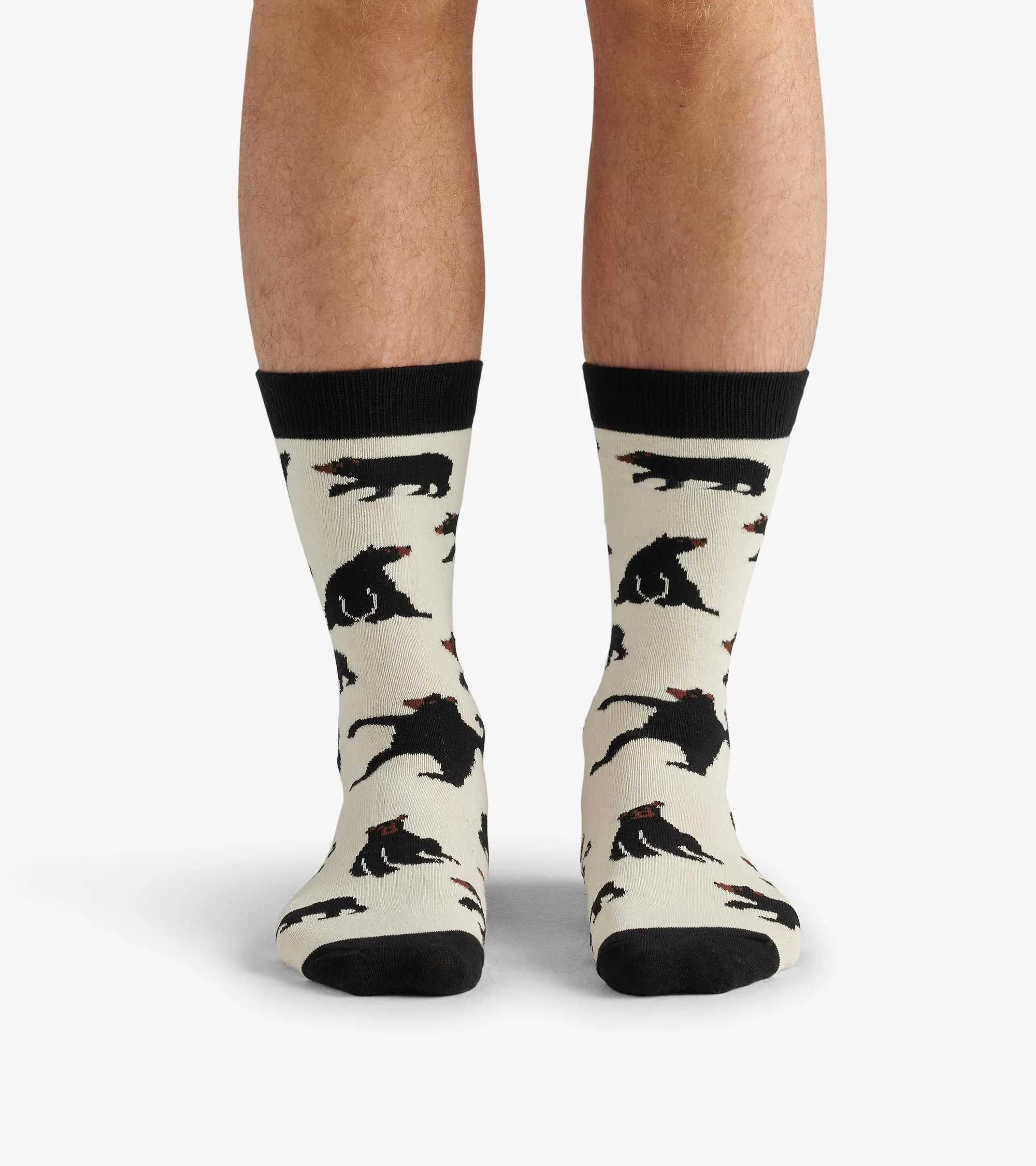 Black Bears Men's Crew Socks - Image 3