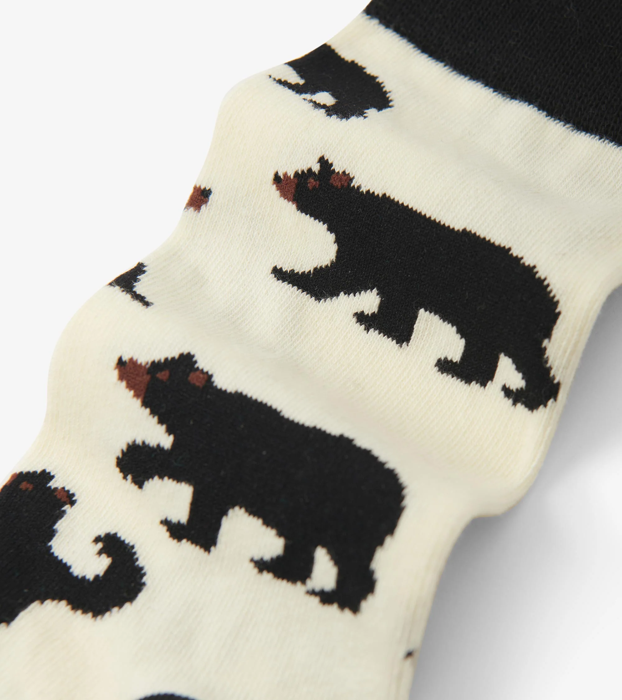 Black Bears Men's Crew Socks - Image 4