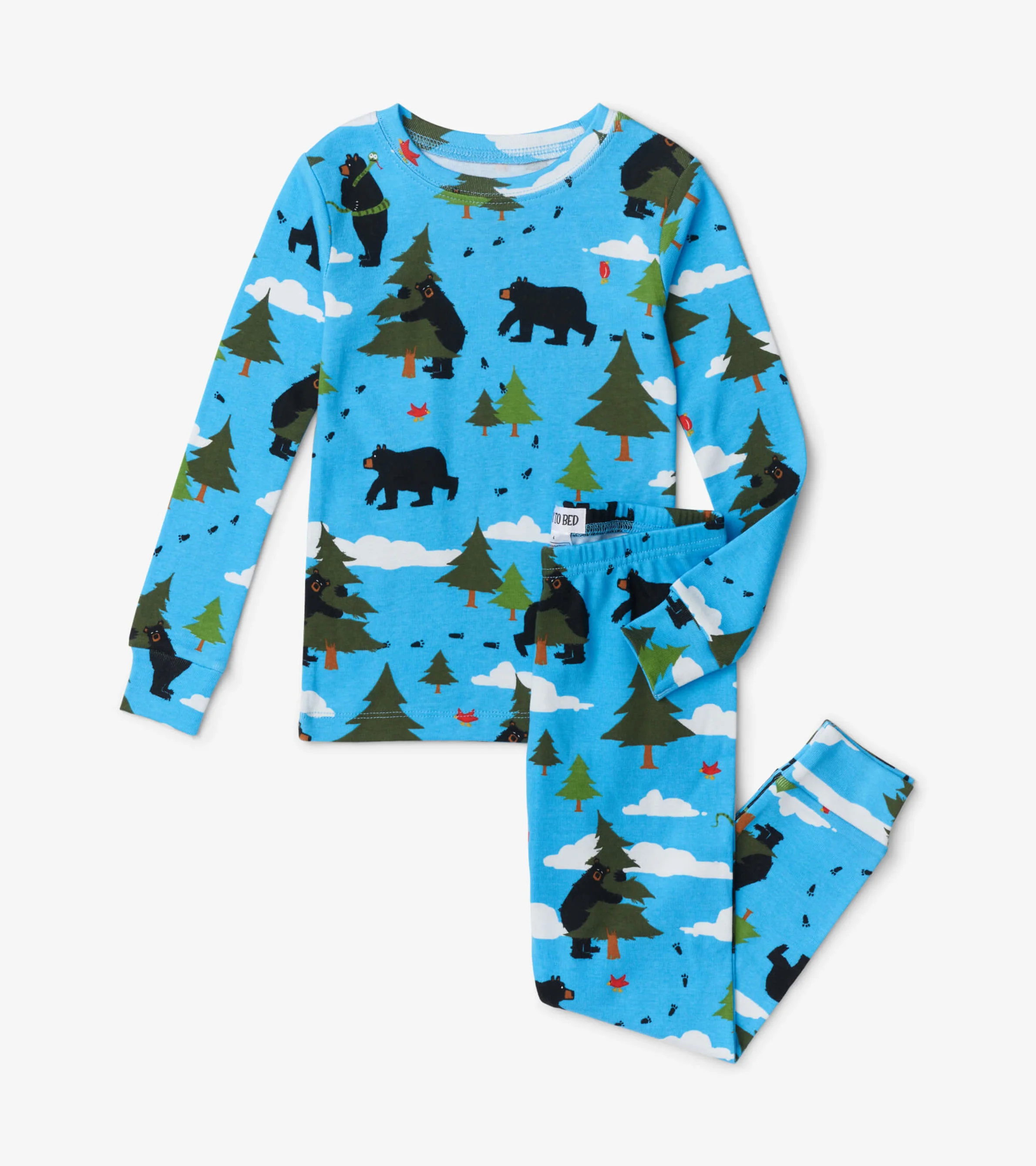 Blue Big Bear Hug Book and Pajama Set - Image 2