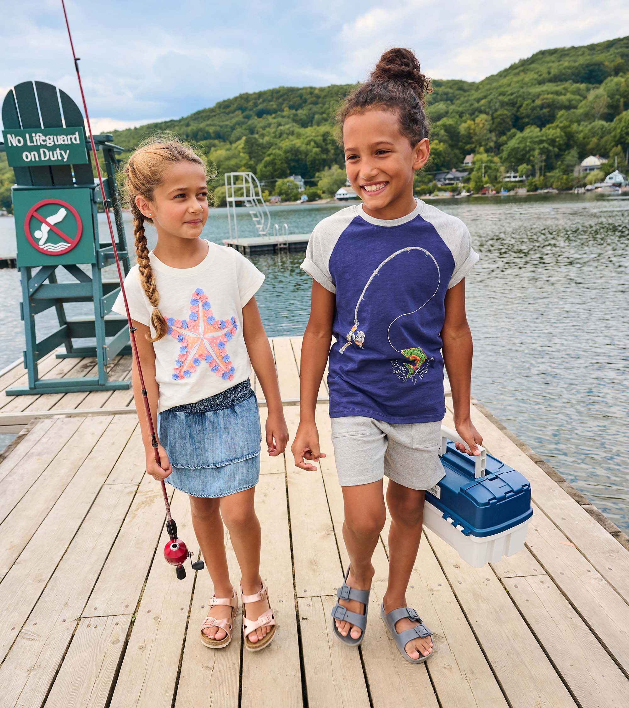 Boys Big Catch Raglan T-Shirt - Image 2