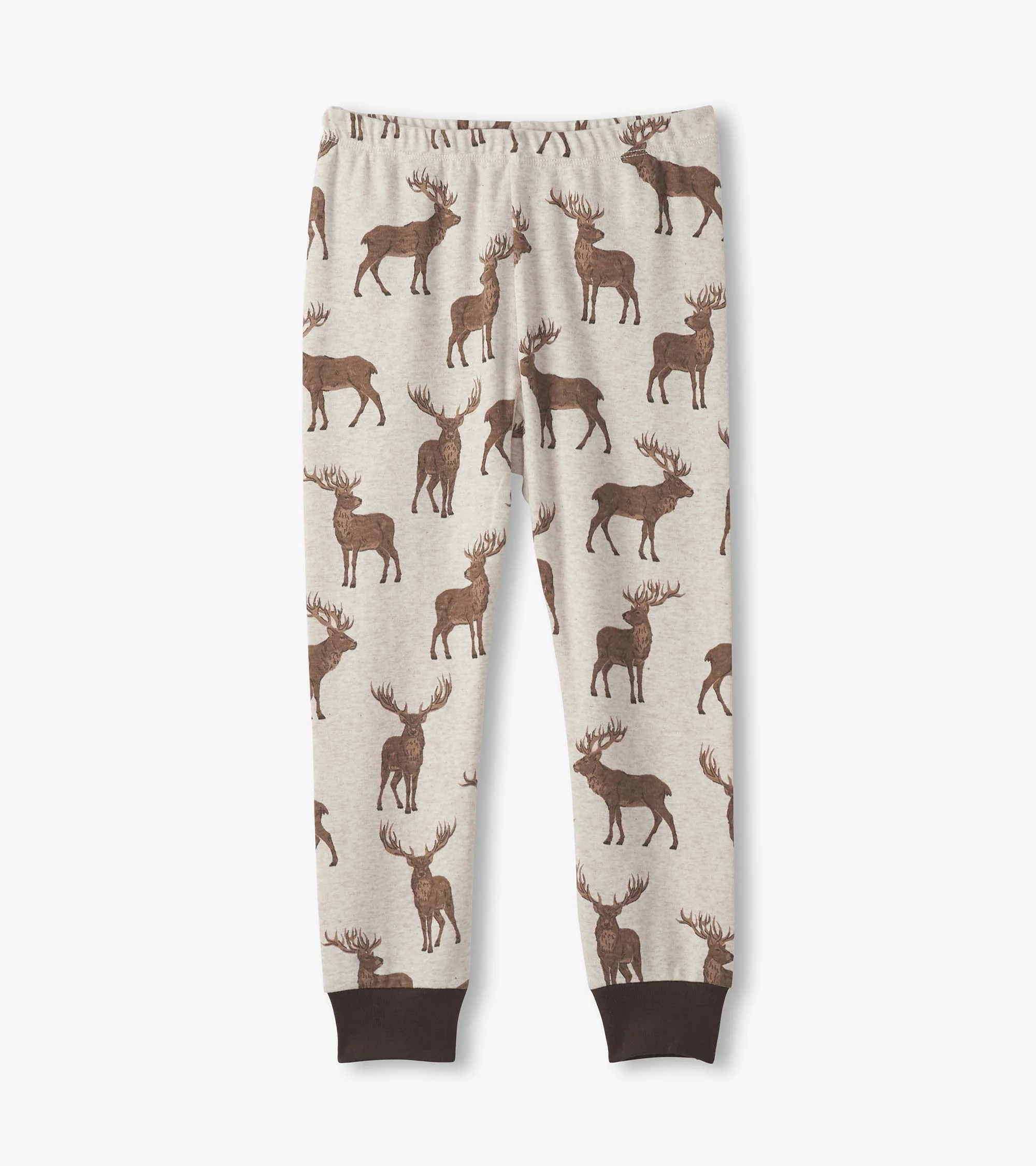 Boys Pine Brush Stags Cotton Pajama Set - Image 3