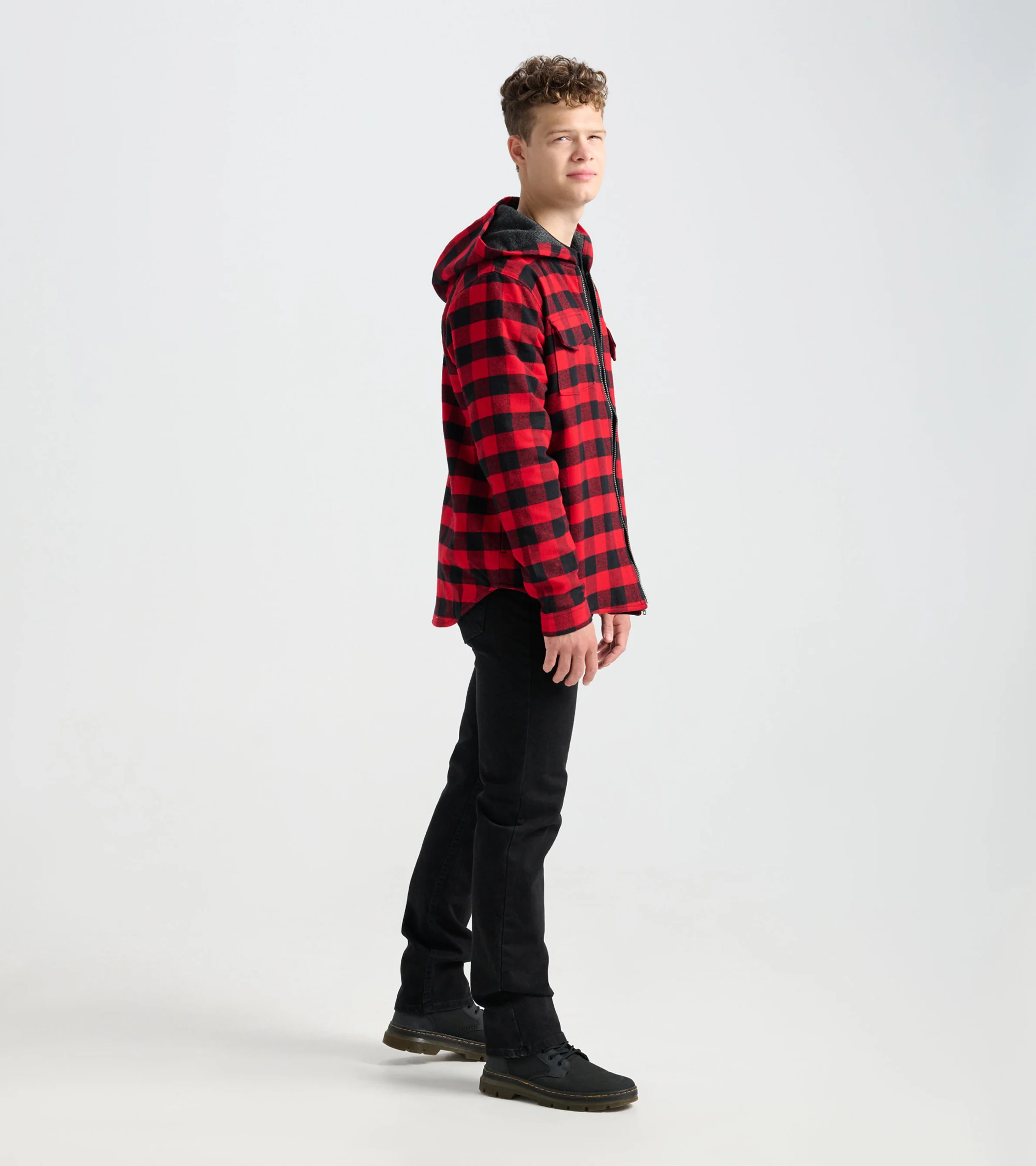 Buffalo Plaid Men's Heritage Flannel Jacket - Image 3