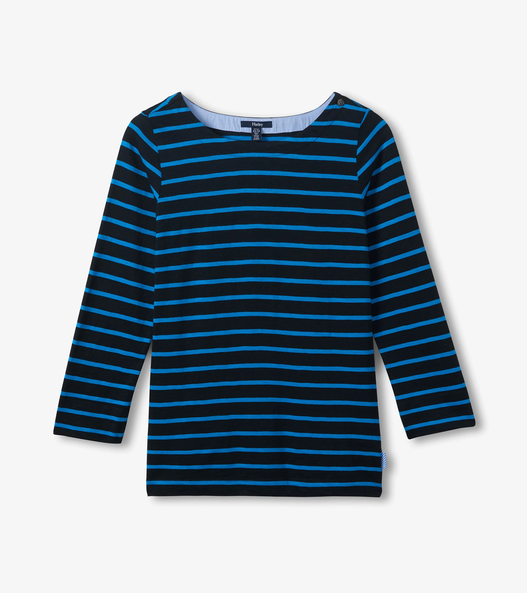 Button Bretton - French Blue Stripes - Image 2