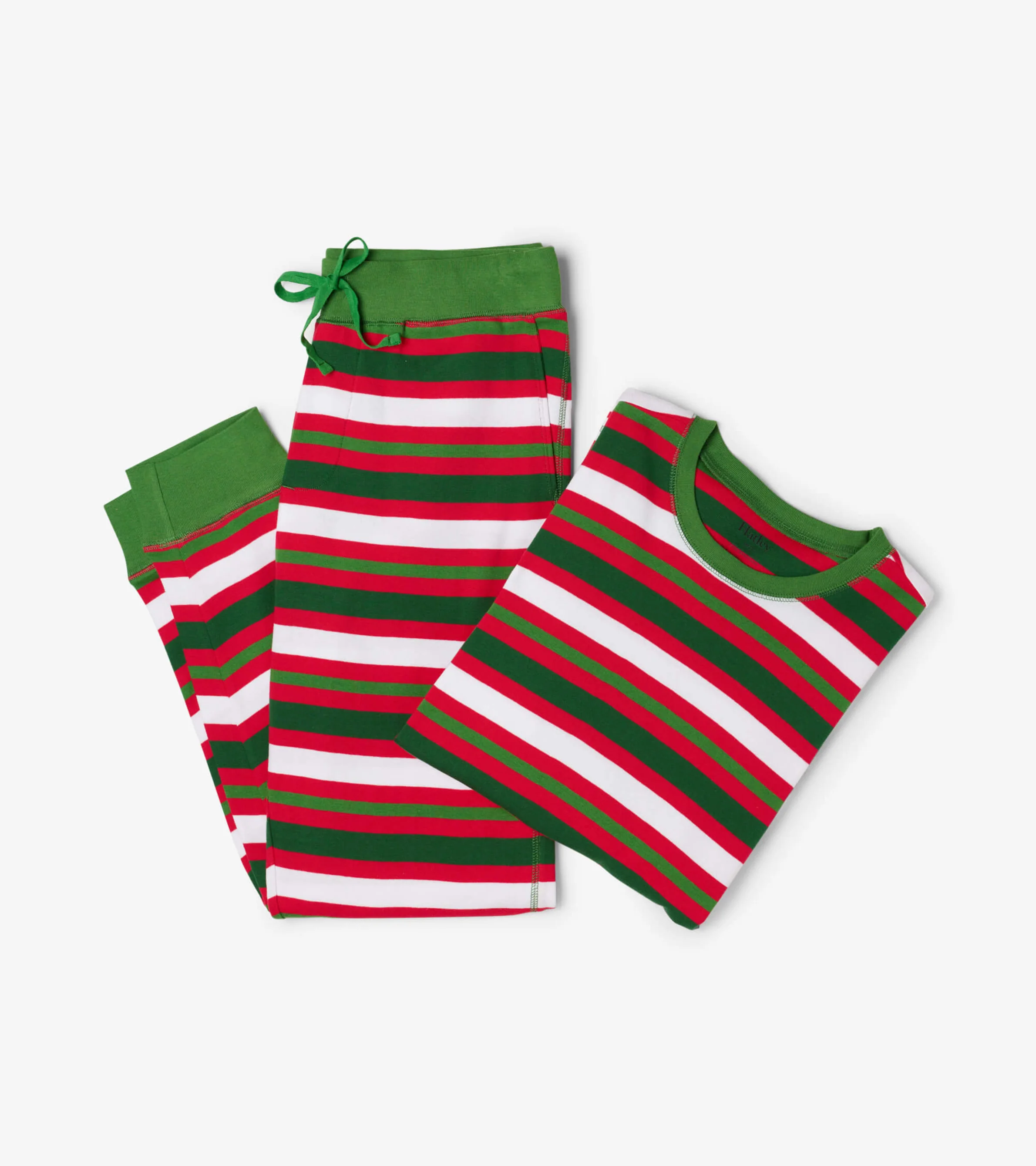 Candy Cane Stripe Men's Pajama Set - Image 2