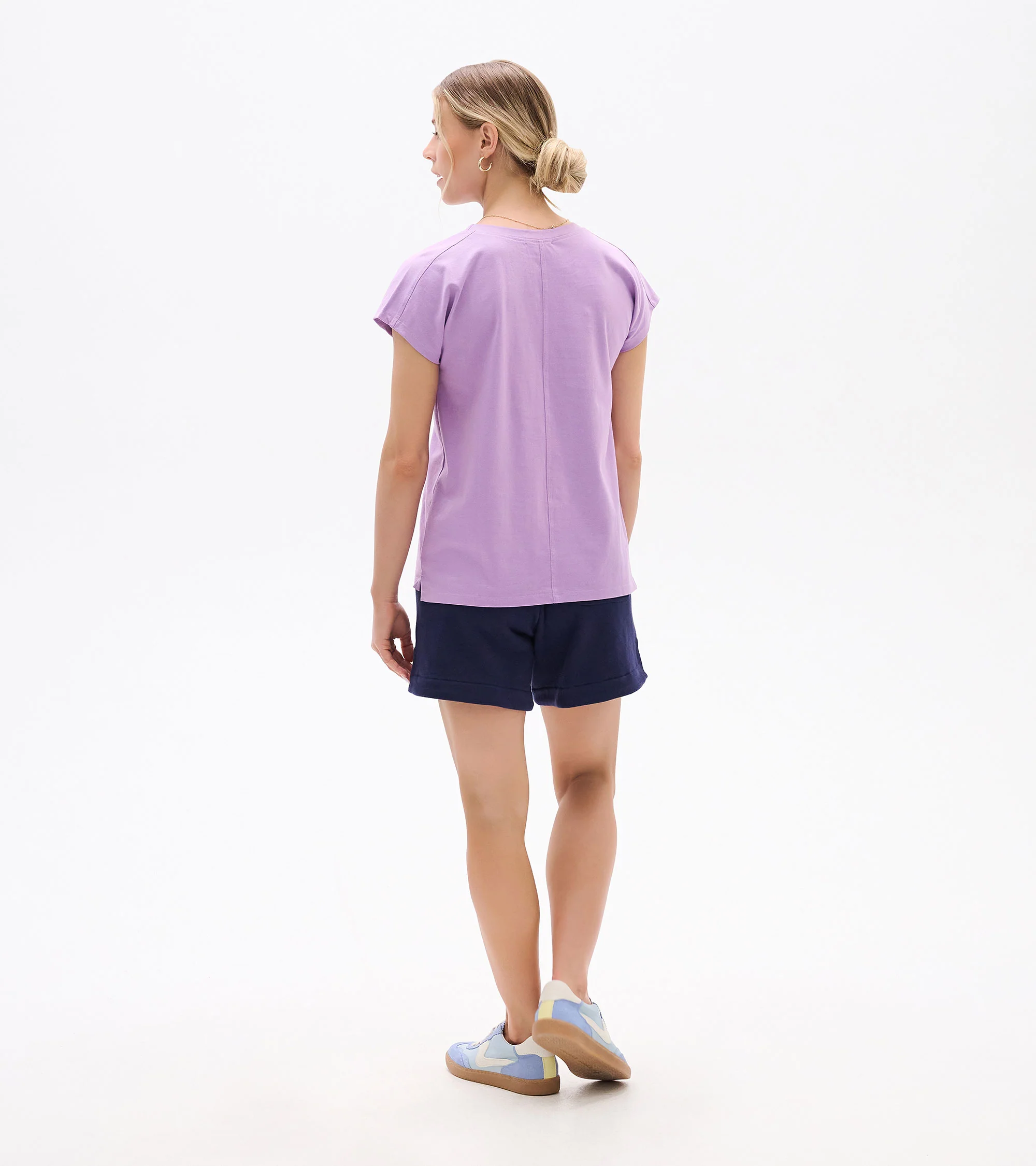 Ella Relaxed Tee - English Lavender - Image 5