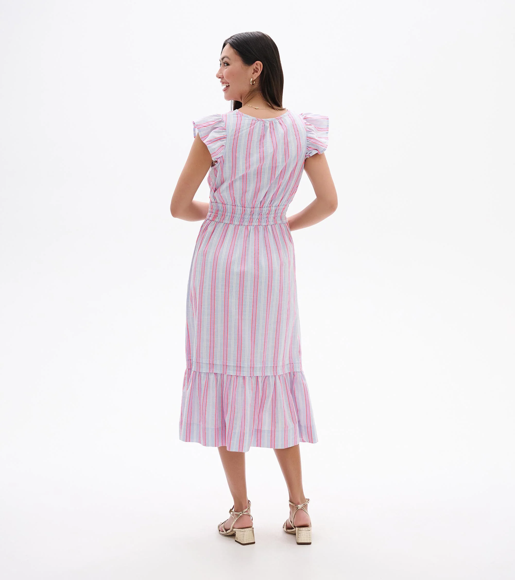Fiona Dress - Neon Stripes - Image 5