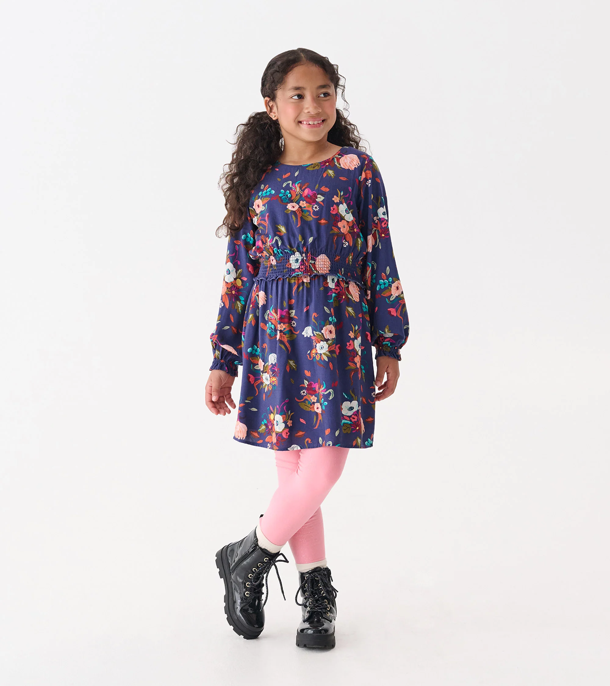 Girls Flamingo Cozy Leggings - Image 2