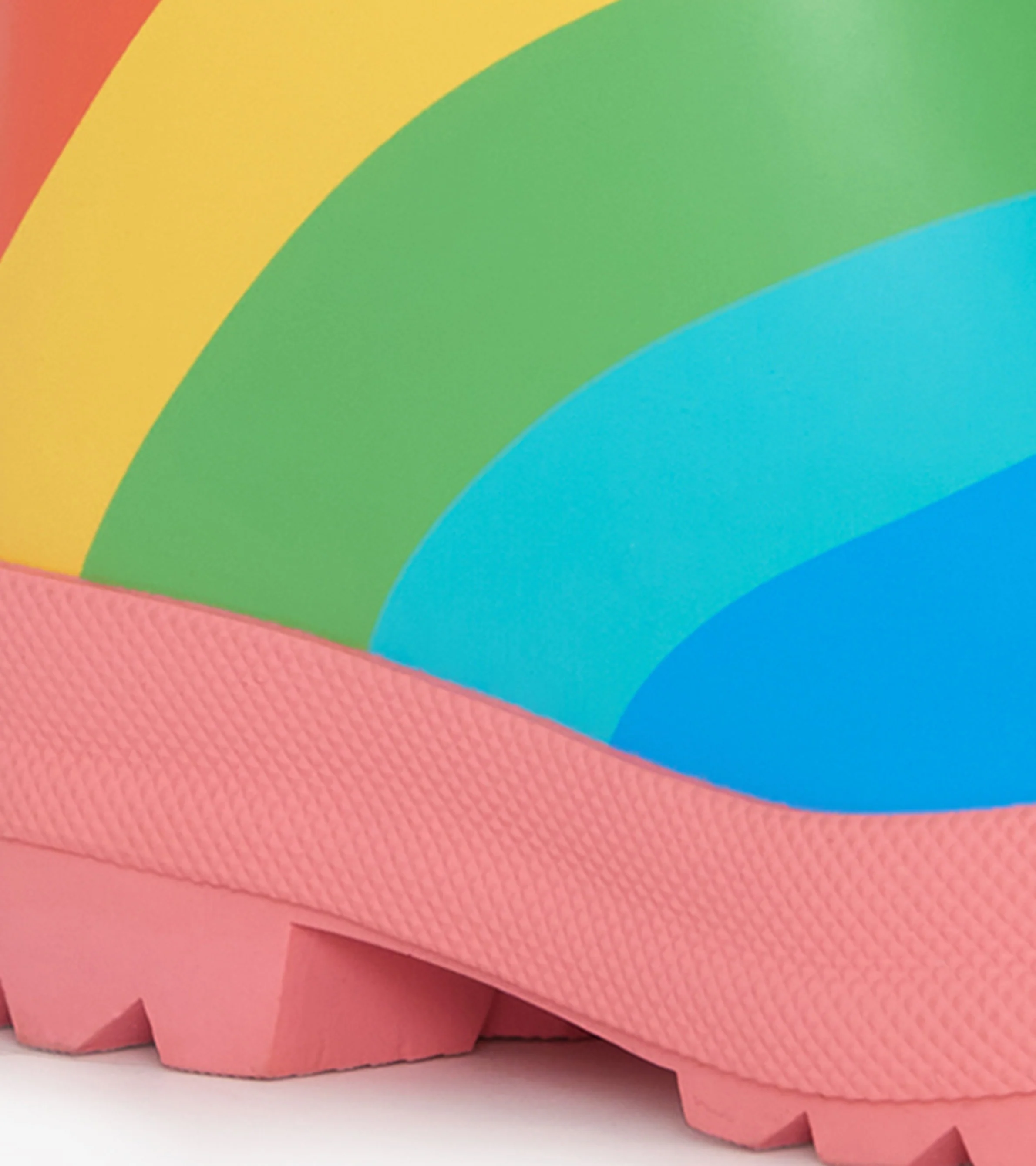 Girls Rainbow Matte Rain Boots - Image 5