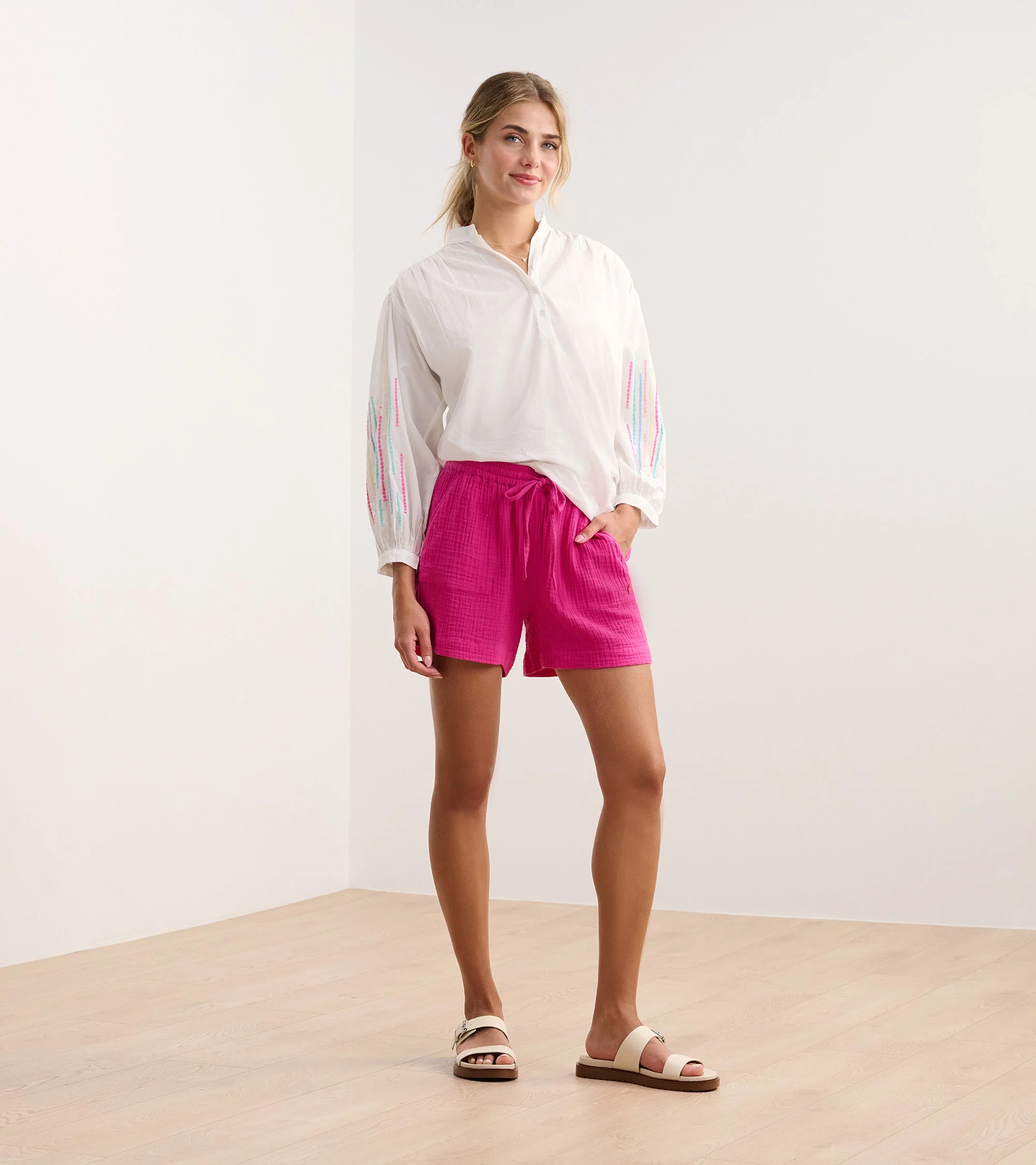 Lexi Tunic - White Gauze - Image 3