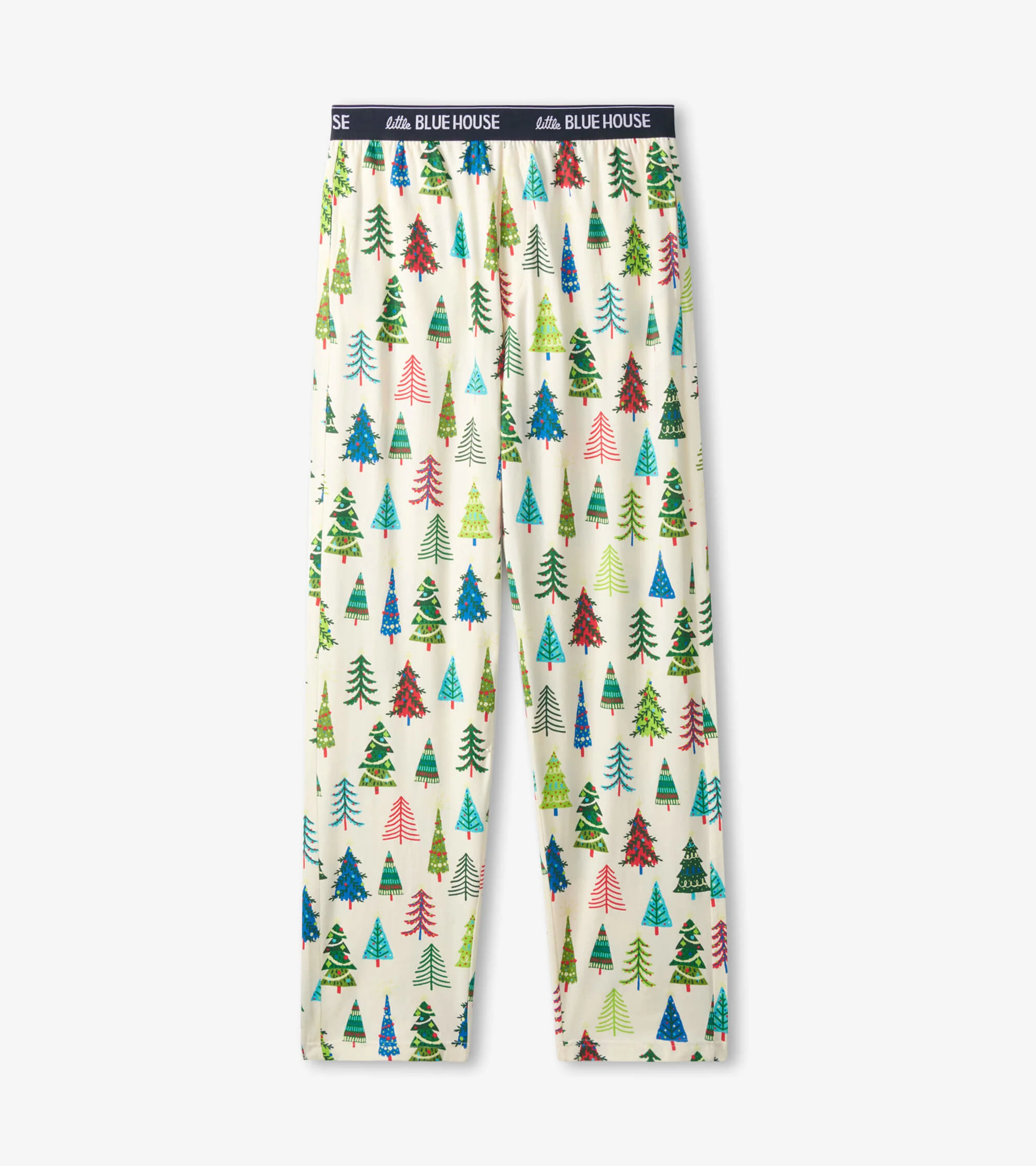 Men's Christmas Trees Stretch Cotton Pajama Pants - Image 3
