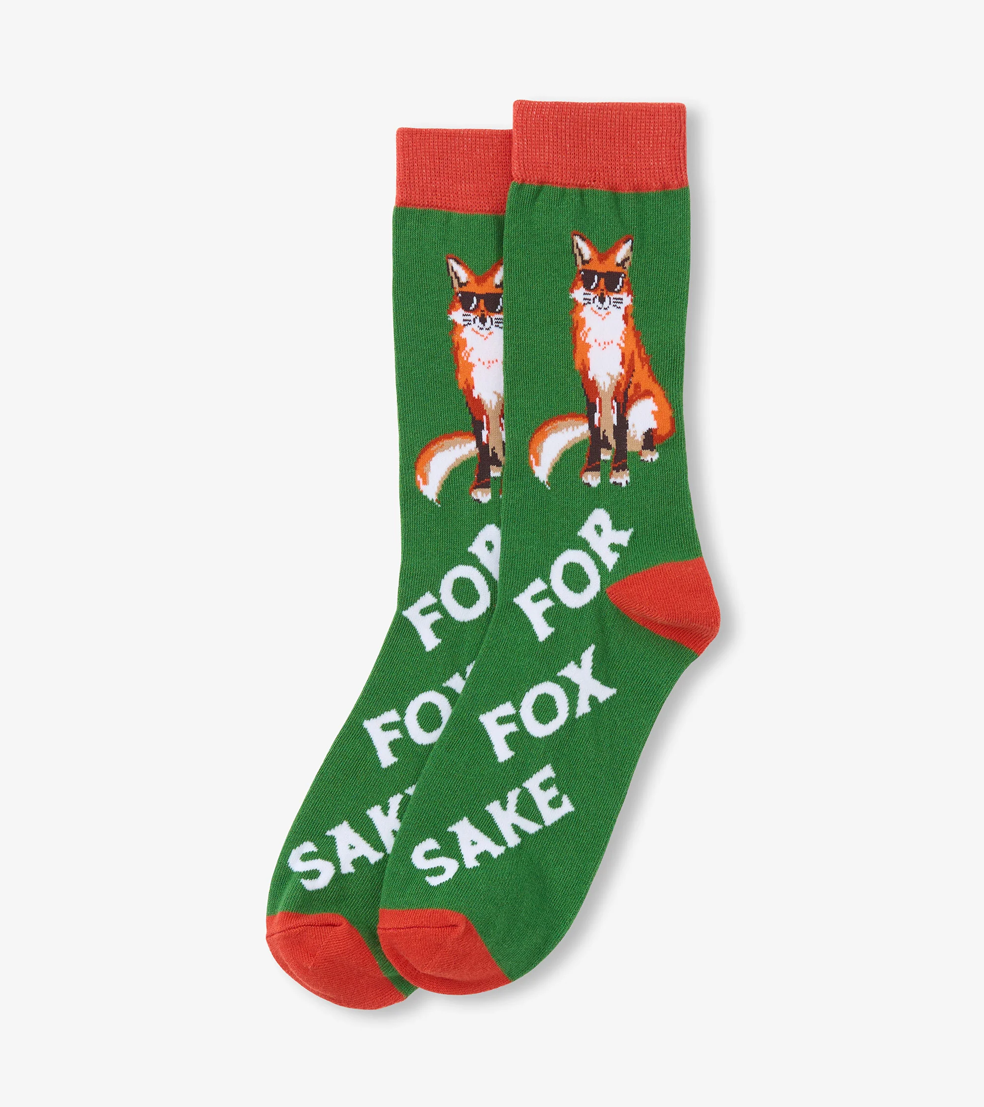 Men's For Fox Sake Crew Socks - Image 2