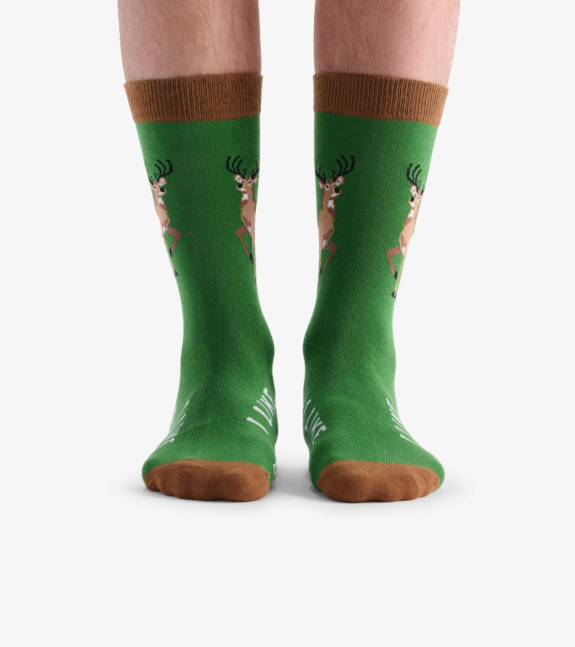 Men's I Like Big Bucks Crew Socks - Image 3