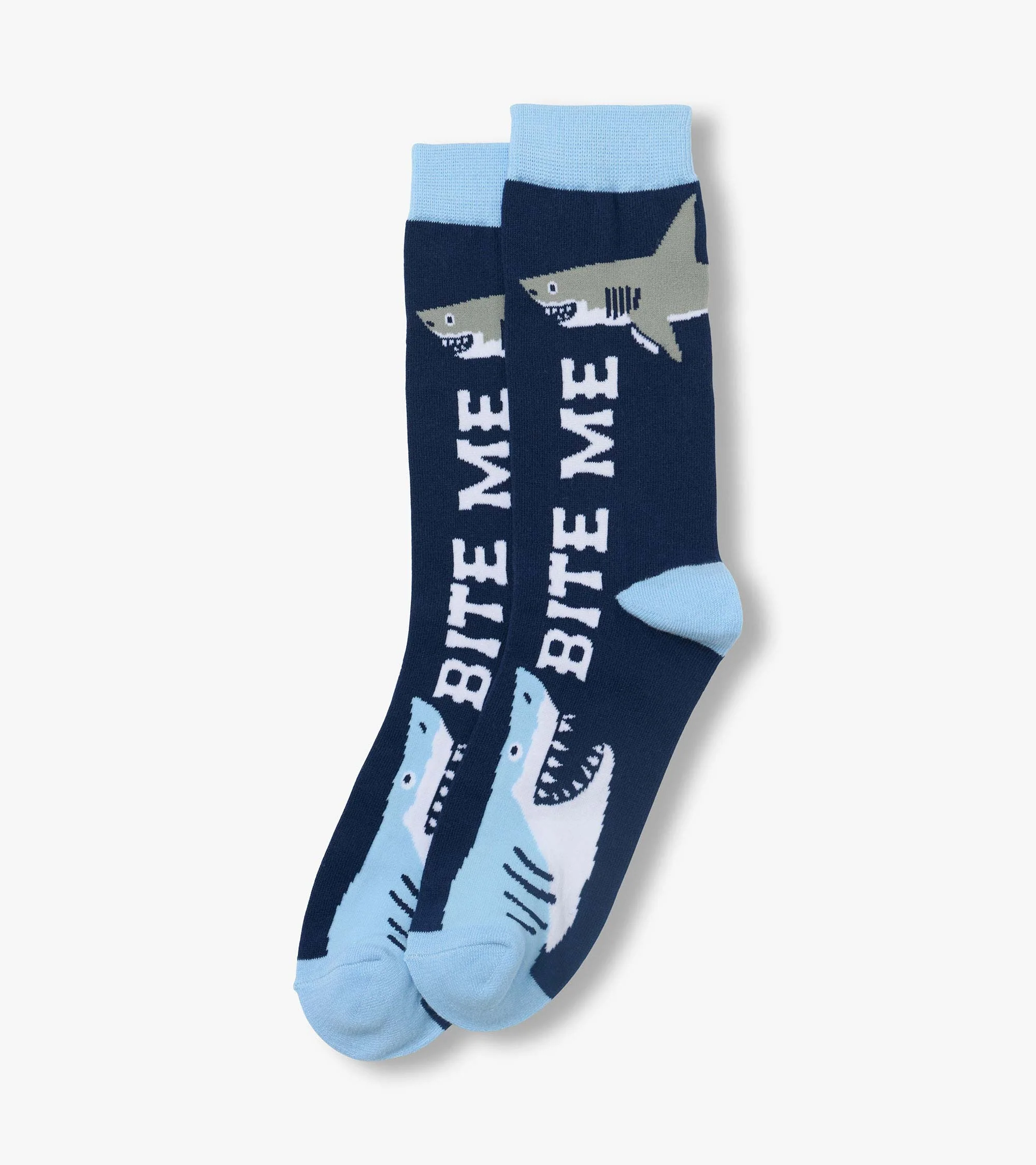 Men's Shark Bite Me Crew Socks