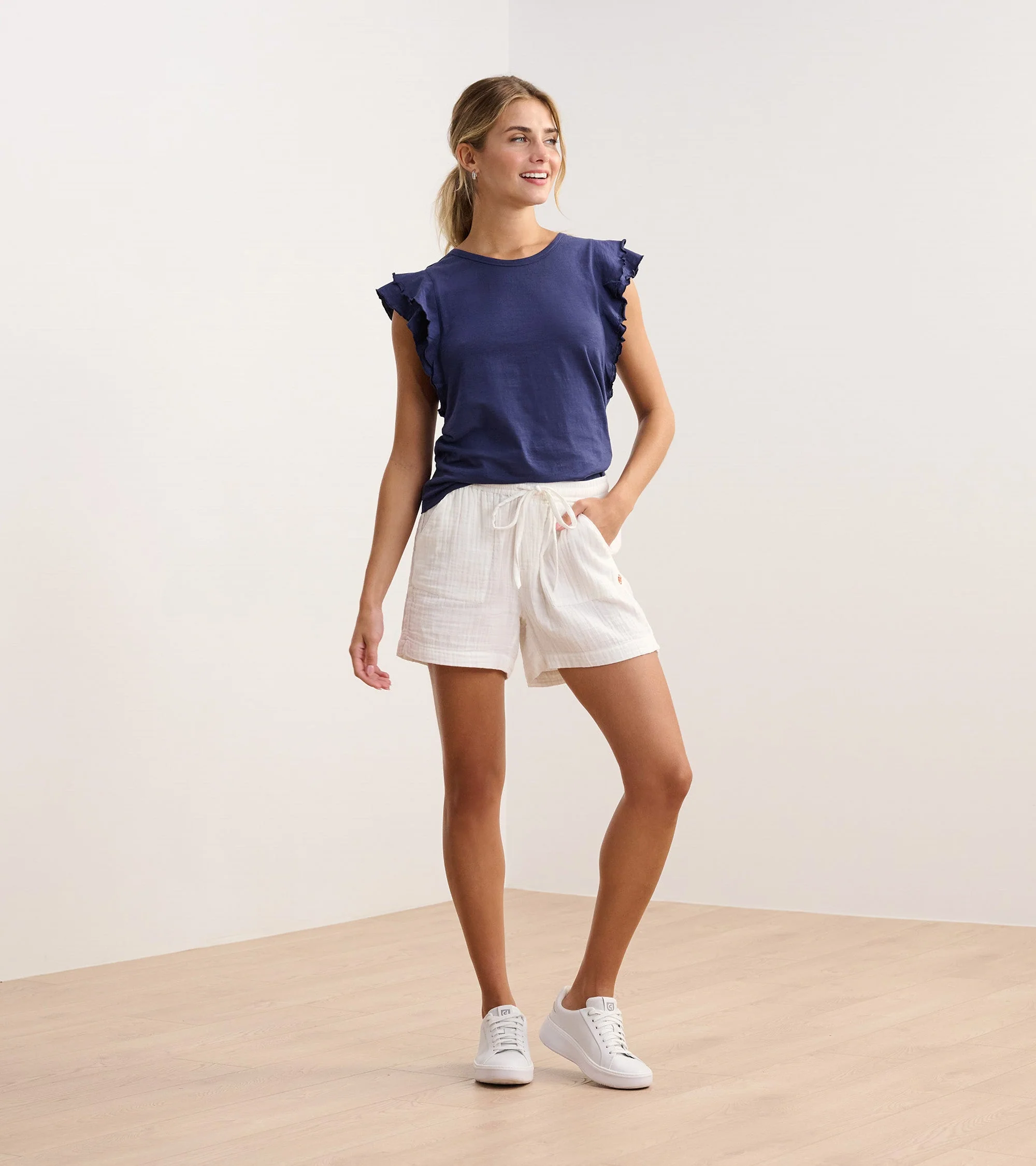 Everywhere Shorts - White Gauze - Image 3