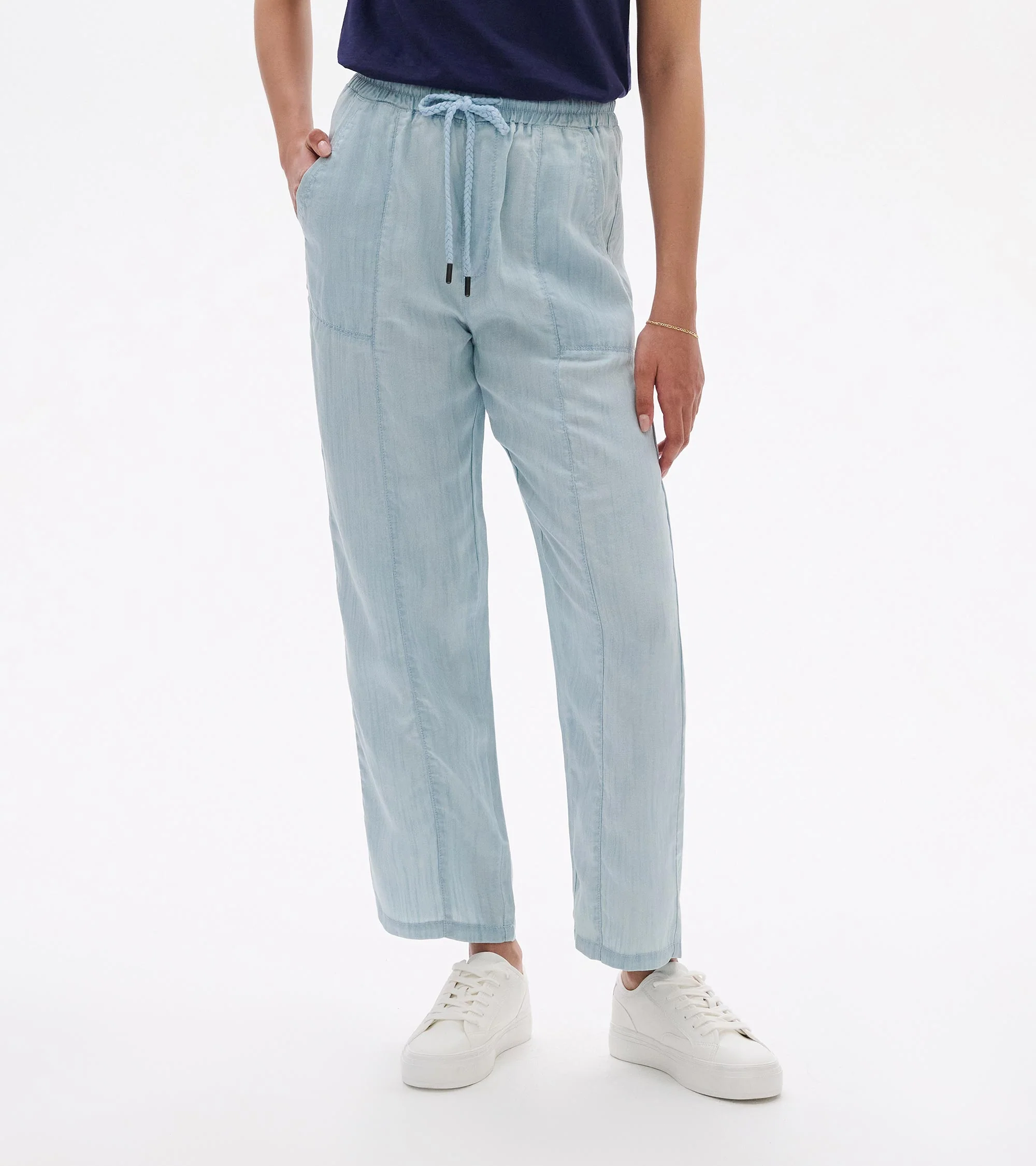 Straight Leg Pant - Soft Blue Wash