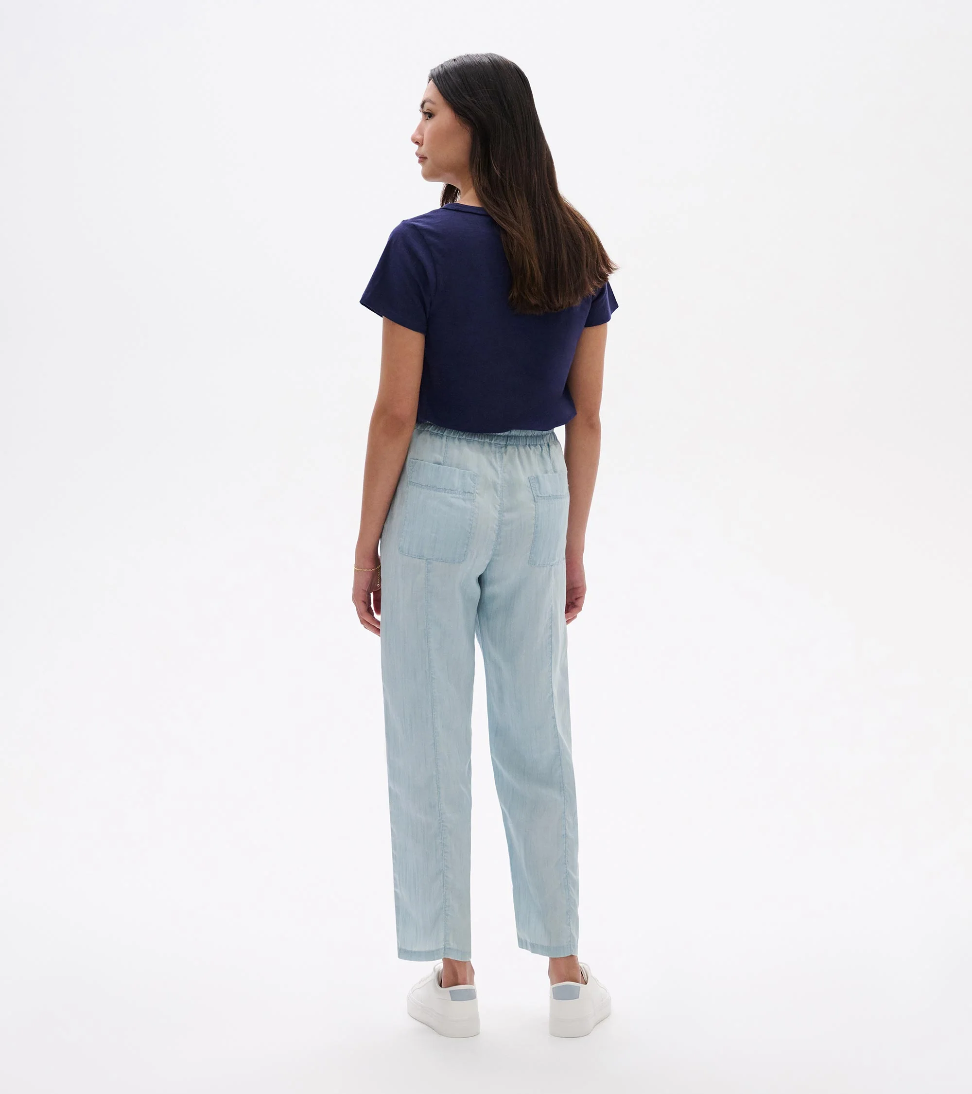 Straight Leg Pant - Soft Blue Wash - Image 4