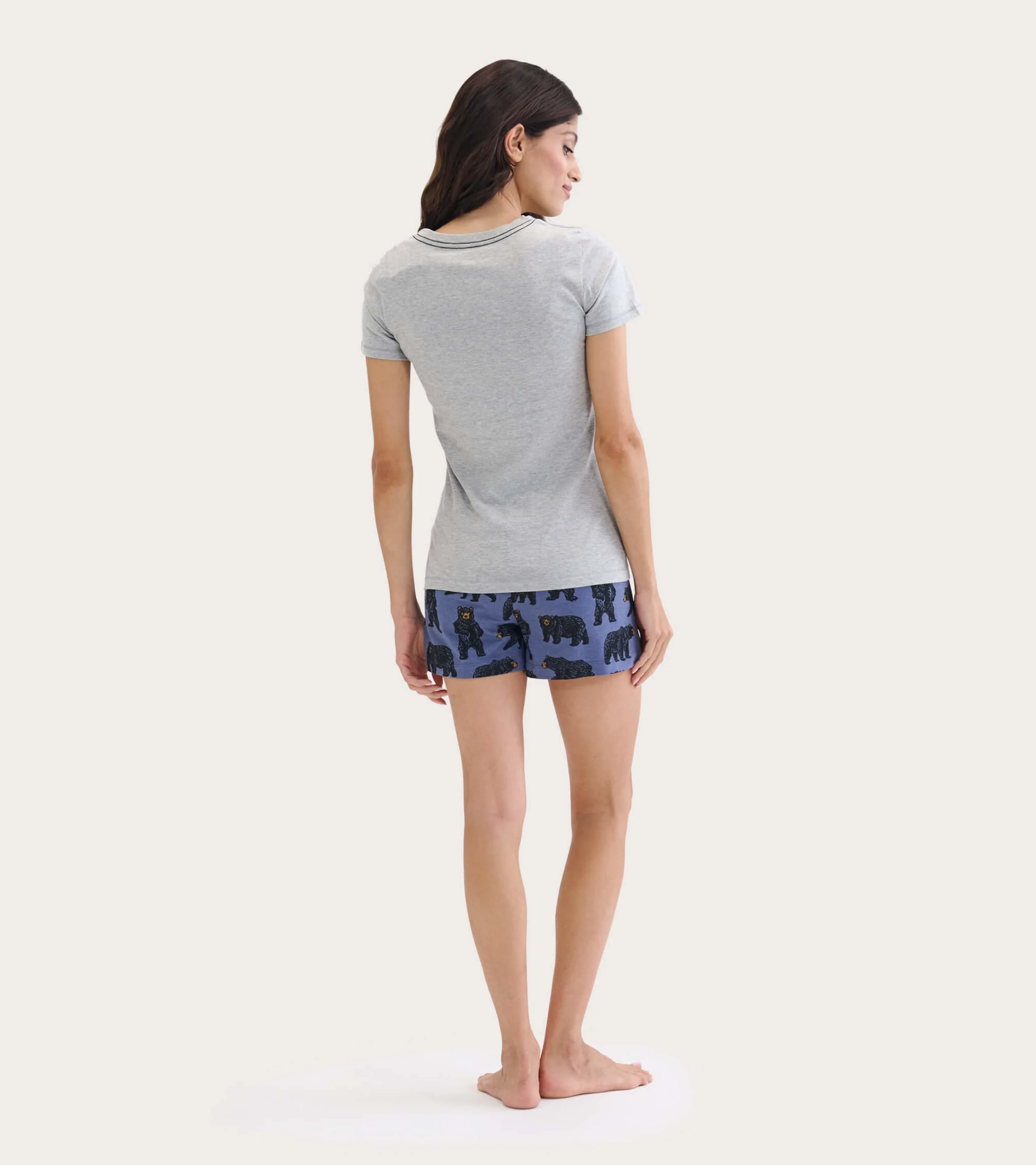 Wild Bears Women's Cotton Blend Sleep Shorts - Image 4