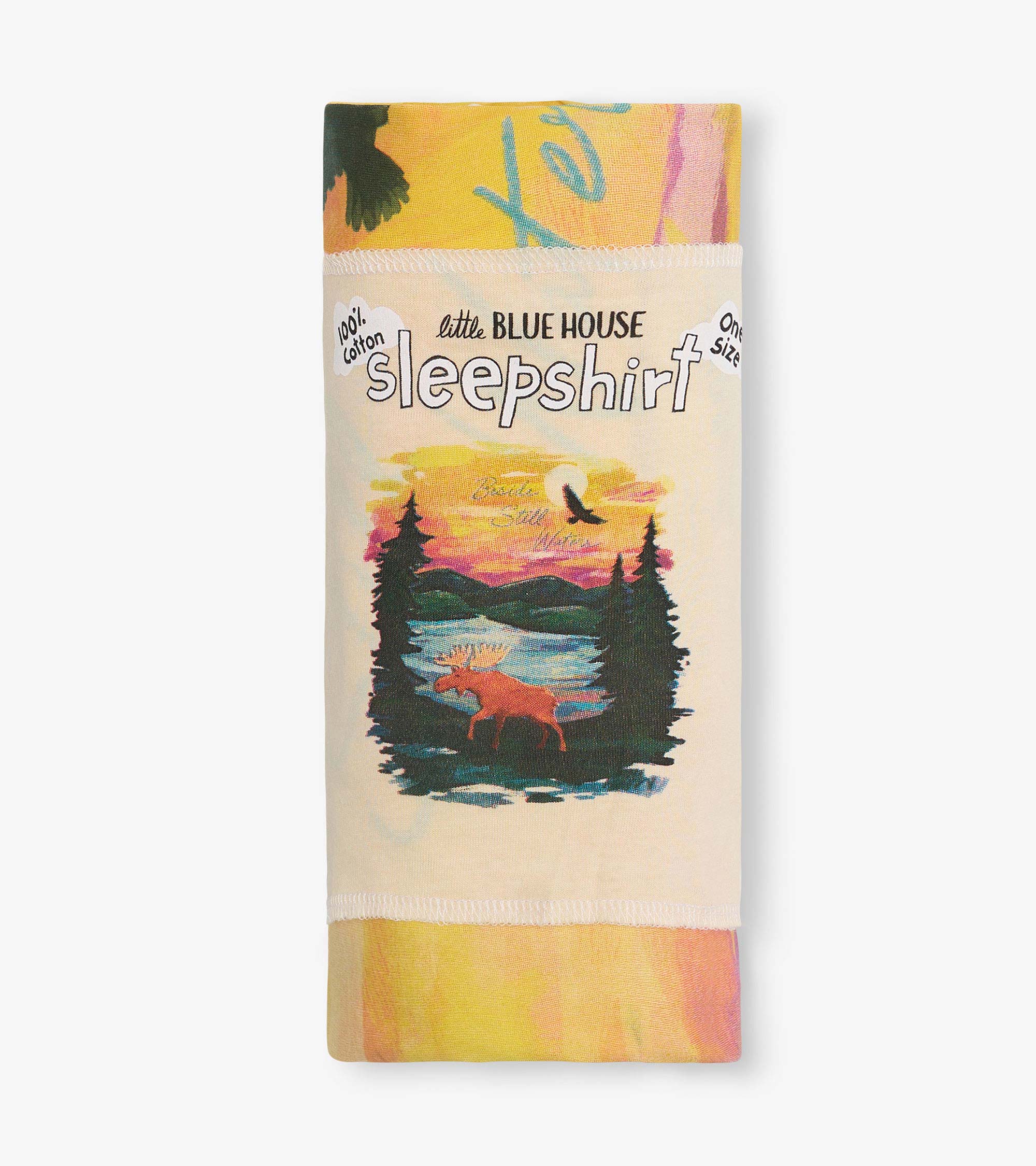 Women's Beside Still Water Cotton Sleepshirt - Image 3