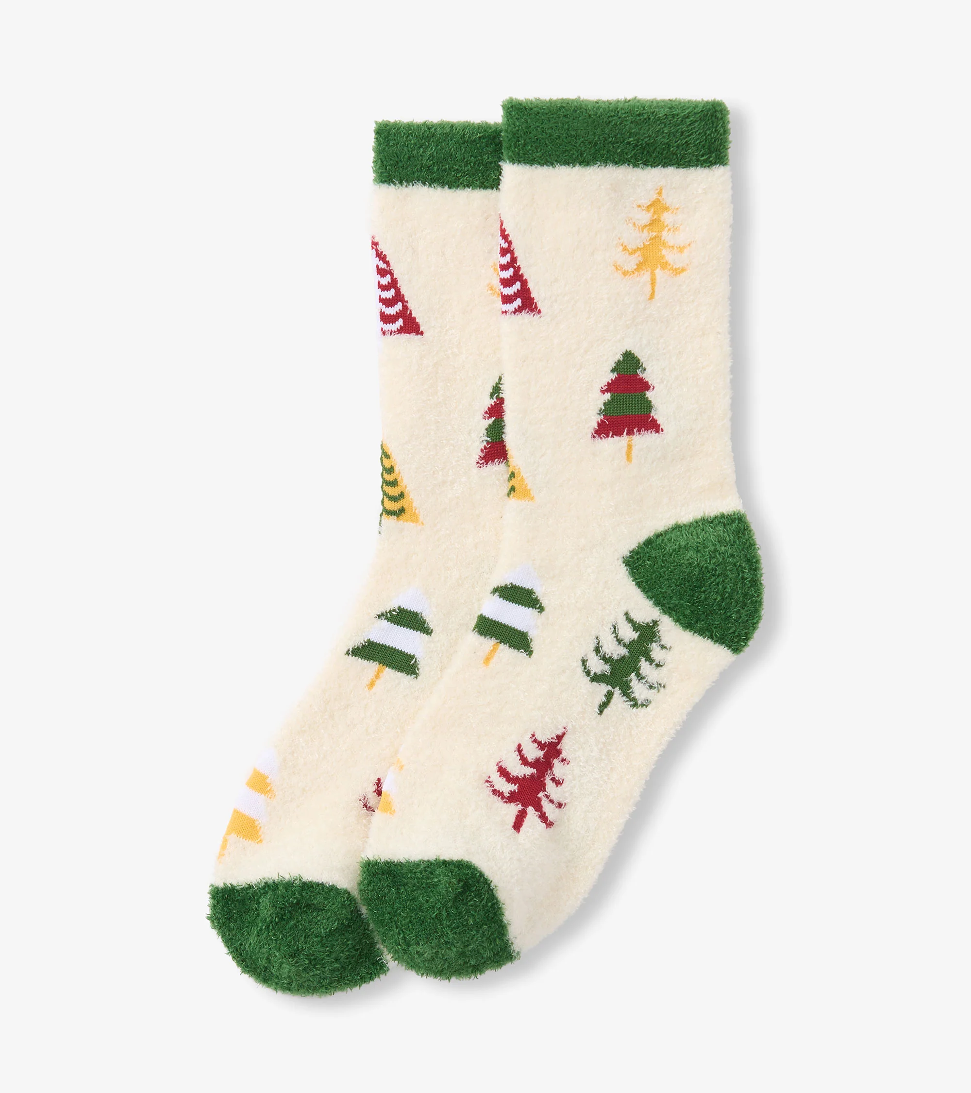 Women's Colourful Trees Fuzzy Socks