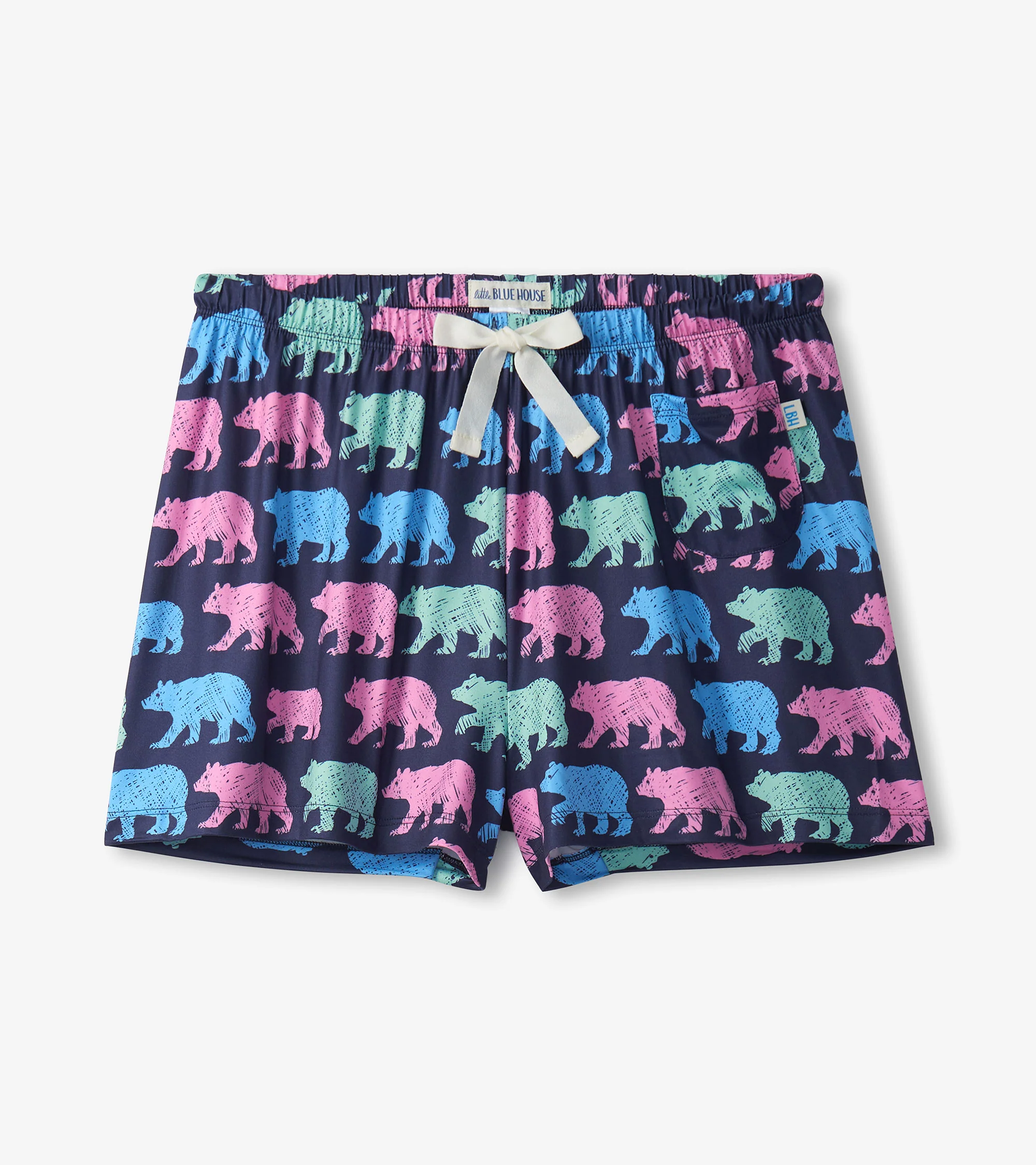 Women's Cottage Bears Polyknit Pajama Shorts - Image 5