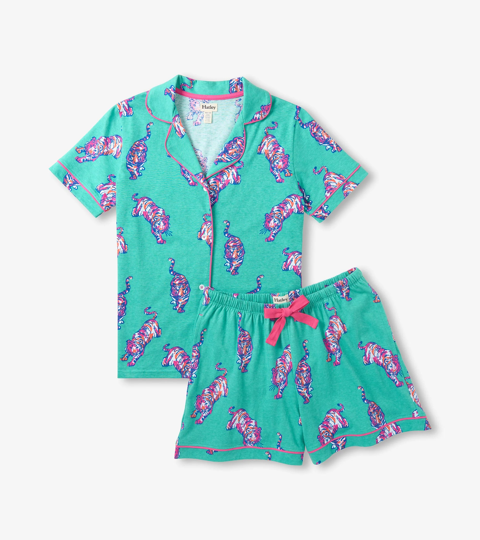 Women's Fierce Tigers Short Pajama Set - Image 2