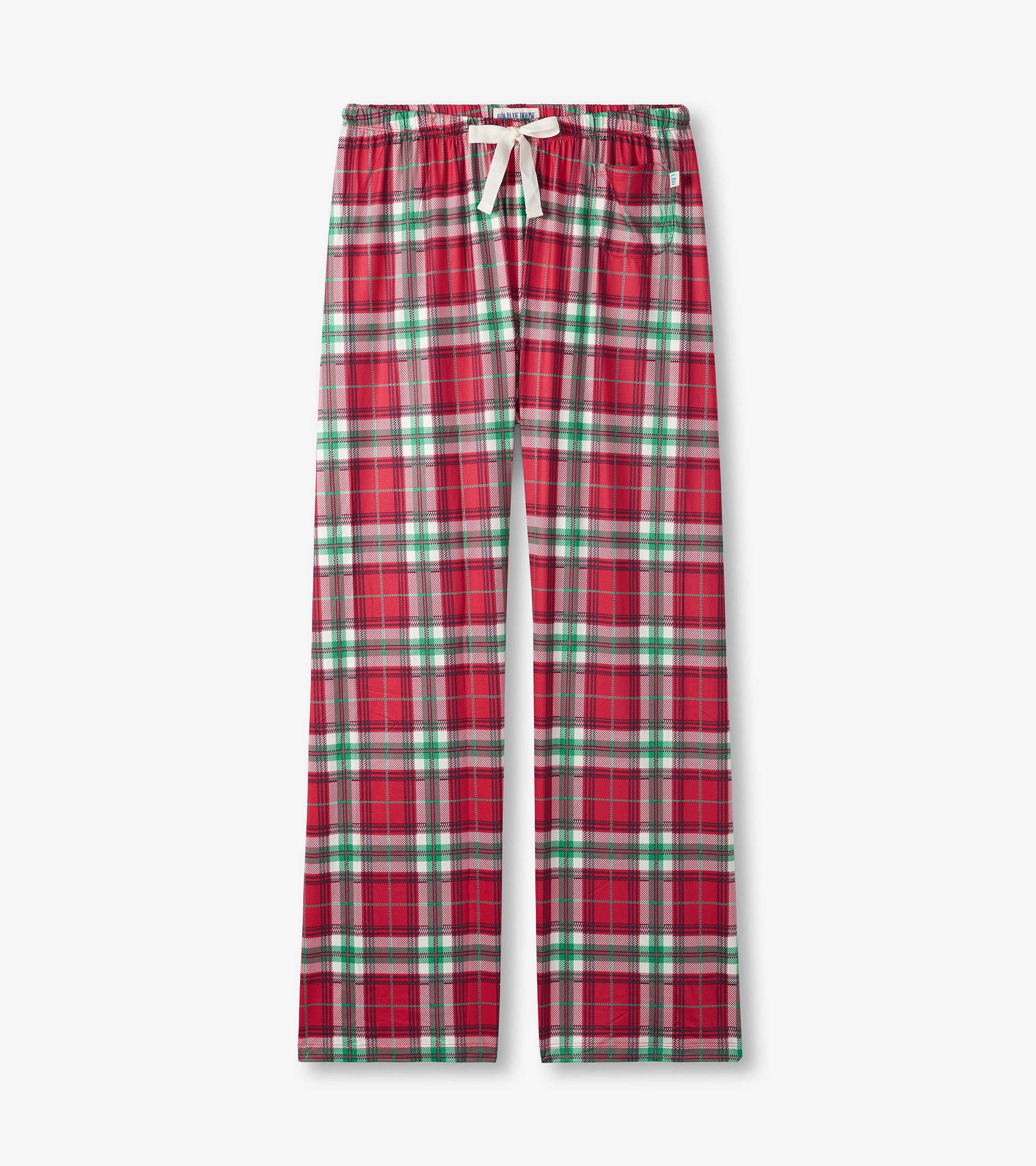 Women's Holiday Plaid Polyknit Pajama Pants - Image 5