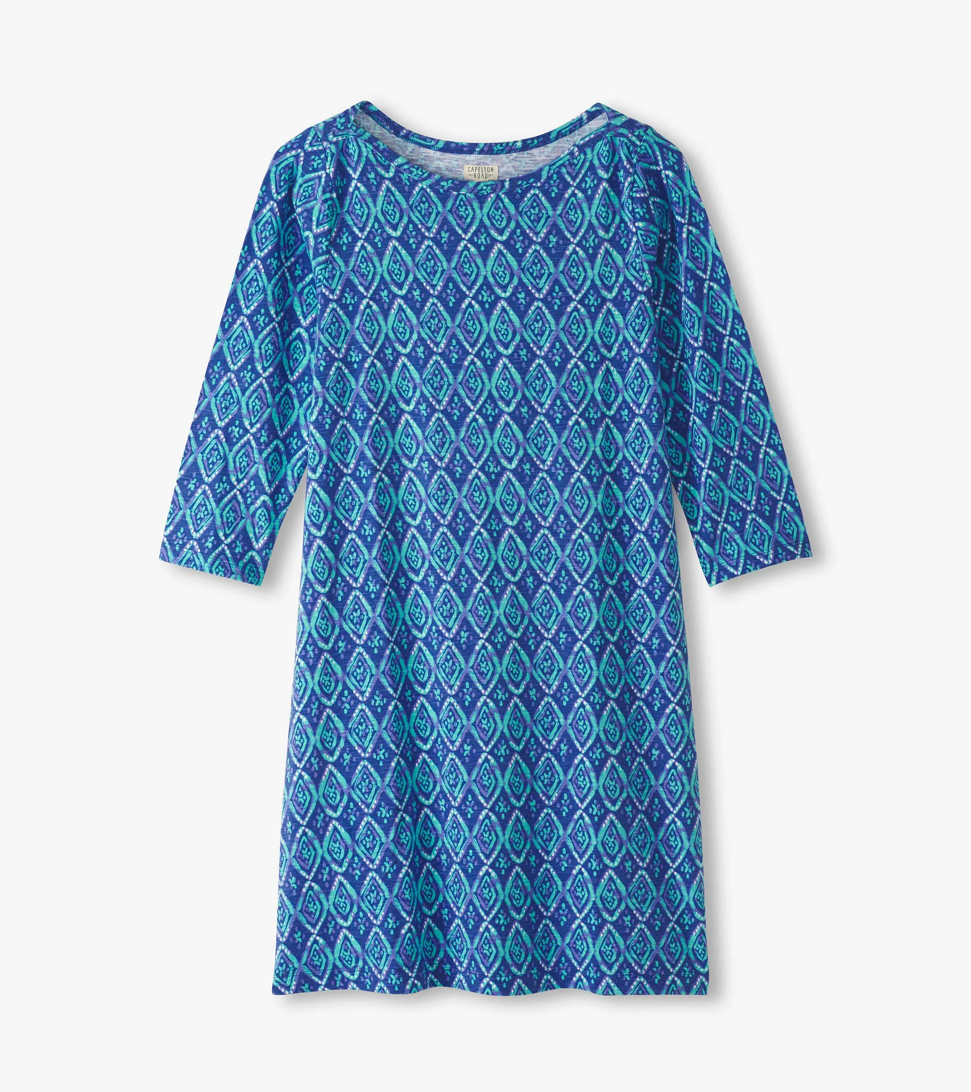 Women's Painted Diamonds Bateau Dress - Image 2