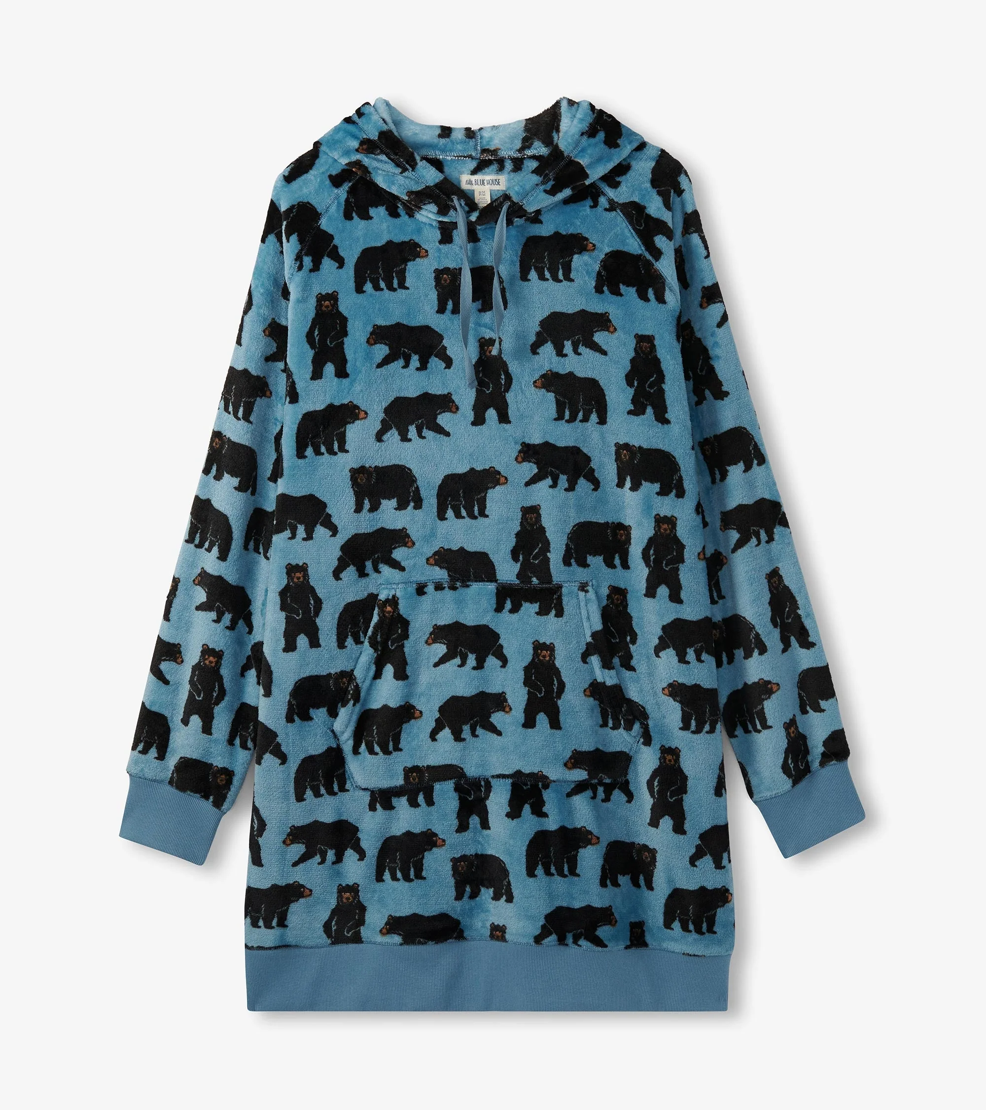 Women's Wild Bears Oversized Fleece Hoodie - Image 2